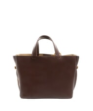 BORBONESE BRIDLE MEDIUM SHOPPER Bolso mediano de piel napa castaño/champiñón - Bolsos Mujer - 4