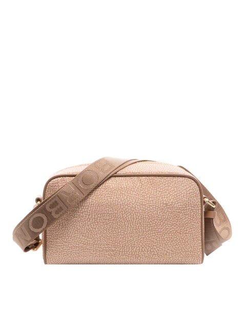 BORBONESO Mini bolso bandolera de tela color de malva - Bolsos Mujer