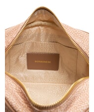 BORBONESE BORBONESO Mini bolso bandolera de tela color de malva - Bolsos Mujer - 5