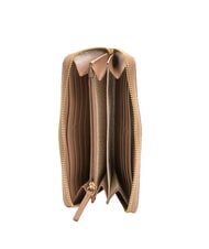 BORBONESE CLASSICA Cartera con cremallera alrededor color de malva - Carteras Mujer - 2