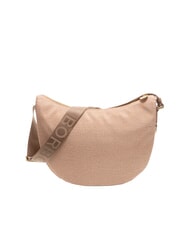 BORBONESE BORBONESO Bolso de hombro LUNA en tejido jet op color de malva - Bolsos Mujer - 4