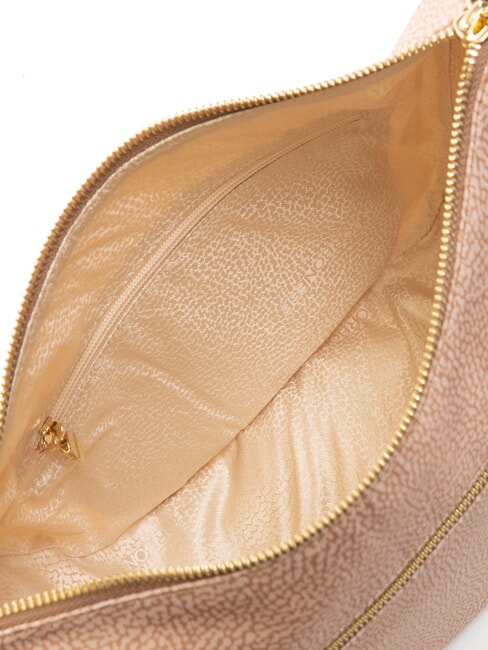 BORBONESO Bolso LUNA Hobo, Pequeño color de malva - Bolsos Mujer