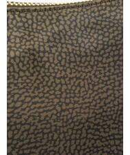 BORBONESE BORBONESO Bolso de hombro LUNA en tejido jet op laurel - Bolsos Mujer - 3