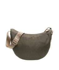 BORBONESE BORBONESO Bolso de hombro LUNA en tejido jet op laurel - Bolsos Mujer - 4