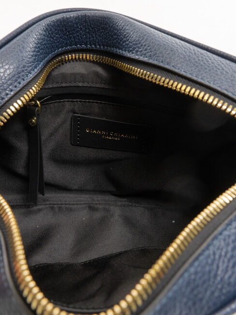 NINA Bolsa de cuero para c&aacute;mara AZUL - Bolsos Mujer