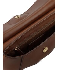 THE BRIDGE ERICA Bolso de hombro de piel BROWN - Bolsos Mujer - 5