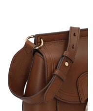 THE BRIDGE ERICA Bolso de hombro de piel BROWN - Bolsos Mujer - 4