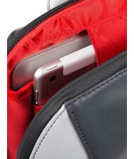 PIQUADRO URBAN Mochila para portátil de 14", en piel gris negro - Mochilas para portátil - 2