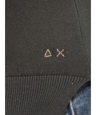 SUN68 SOLID Suéter de algodón negro - Suéteres de mujer - 2