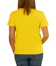 SUN68 BOXY Camiseta con cuello en V amarillo - camiseta - 3