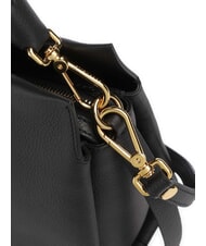 COCCINELLE BOHEME GRANA DOUBLE Bolso de mano, con bandolera, en piel negro/coñac - Bolsos Mujer - 3