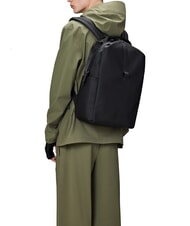 RAINS CLIP FRONT Mochila negro - Mochilas Escuela & Tiempo Libre - 5