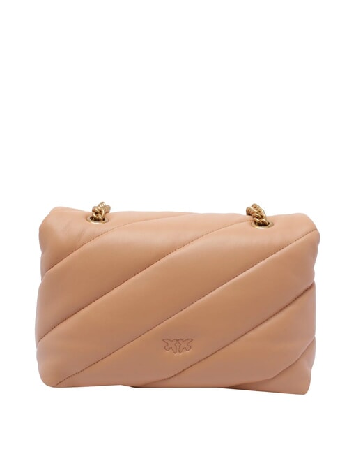 CLASSIC LOVE PUFF Bolso de napa rosa tostado-oro antiguo - Bolsos Mujer