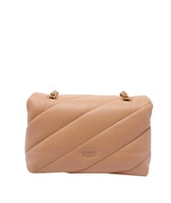 PINKO CLASSIC LOVE PUFF Bolso de napa rosa tostado-oro antiguo - Bolsos Mujer - 3