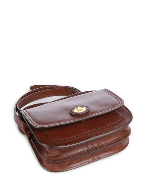 STORY DONNA Mini bolso de hombro, en piel BROWN - Bolsos Mujer