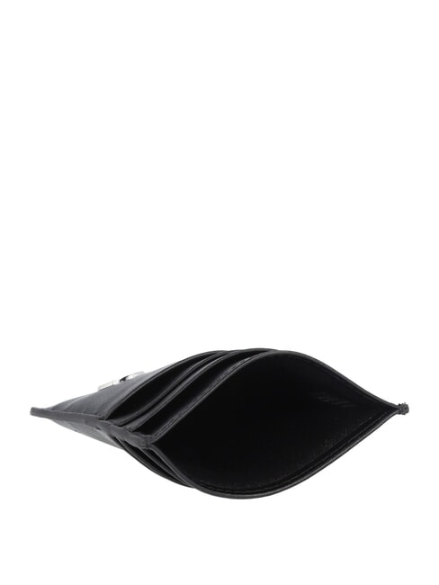 BIAGIO  Tarjetero de piel negro - Carteras Hombre