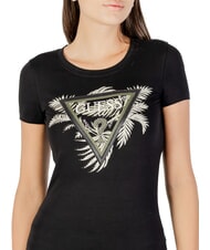 GUESS TRIANGLE PALM camiseta de manga corta jetbla - camiseta - 3