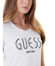 GUESS SS LOGO camiseta de manga corta purwhite - camiseta - 3