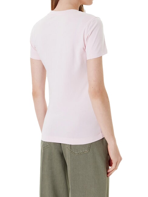 SS LOGO camiseta de manga corta rosa de bajo perfil - camiseta