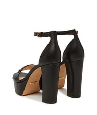 GUESS SETTLE Sandalias altas de cuero NEGRO - Zapatos Mujer - 3