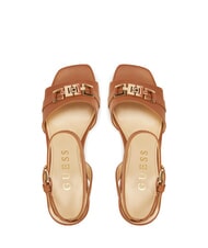 GUESS GRATO Sandalias altas de piel bronceado - Zapatos Mujer - 4