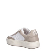 GUESS SWOLE Zapatillas beige blanco - Zapatos Mujer - 3