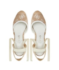 GUESS CYRENA Sandalias de tacón de 10 cm blanco - Zapatos Mujer - 4