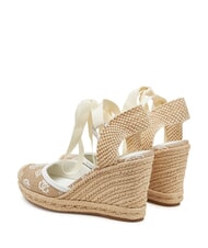 GUESS CYRENA Sandalias de tacón de 10 cm blanco - Zapatos Mujer - 3