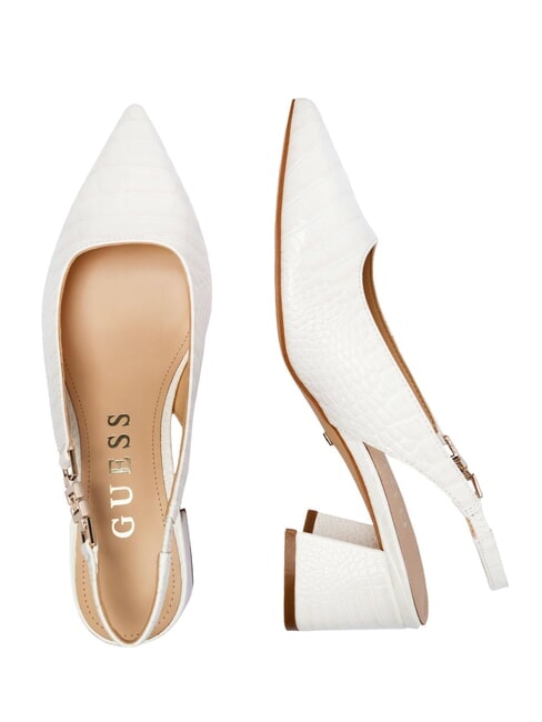 ZABELA Zapatos de tacón de 6 cm blanco - Zapatos Mujer