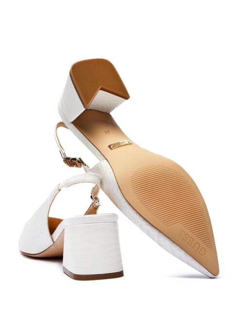 ZABELA Zapatos de tacón de 6 cm blanco - Zapatos Mujer