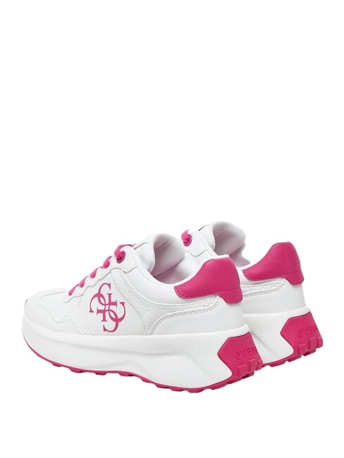 LUCKEI zapatillas con logo 4G Blanco / Fucsia - Zapatos Mujer