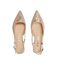GUESS JESSON Zapatos de salón destalonados de piel gris pardo - Zapatos Mujer - 4