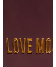 LOVE MOSCHINO BOLD LOVE Mochila peque&ntilde;a con logotipo en relieve vino - Bolsos Mujer - 3