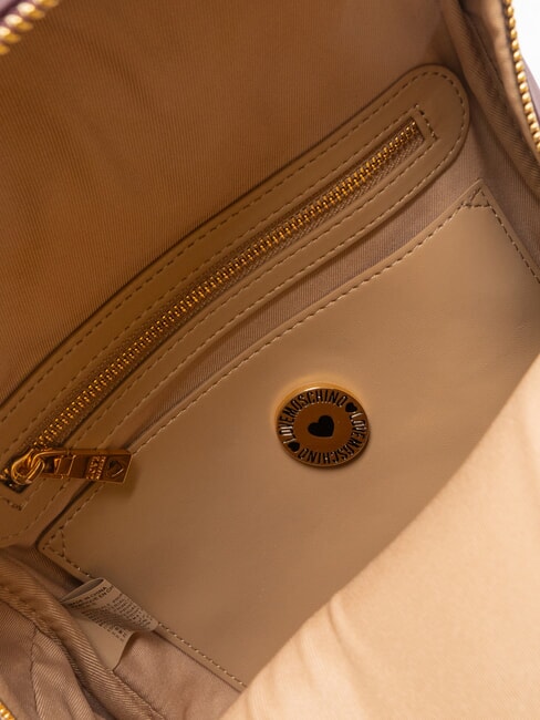 BOLD LOVE Mochila peque&ntilde;a con logotipo en relieve vino - Bolsos Mujer