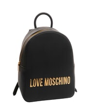 LOVE MOSCHINO BOLD LOVE Mochila con logo en relieve negro - Bolsos Mujer - 4
