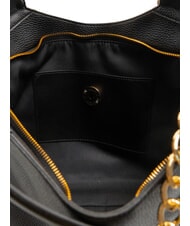 LOVE MOSCHINO GIANT Bolsa de compras con insertos de cadena negro - Bolsos Mujer - 5