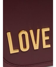 LOVE MOSCHINO BOLD LOVE Bolso de hombro con solapa vino - Bolsos Mujer - 3