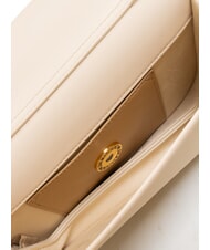 LOVE MOSCHINO BOLD LOVE Bolso de hombro con solapa Marfil - Bolsos Mujer - 5