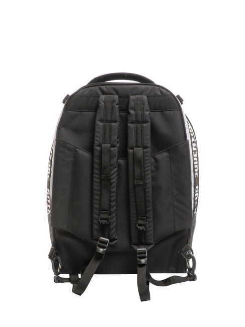 MAGIC GOAL Mochila con ruedas desmontable de 3 ruedas RAYA NEGRO / BLANCO - Mochilas con ruedas