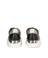 LIUJO PRETTY 06 Zapatillas de plataforma de cuero negro/oro claro - Zapatos Mujer - 7