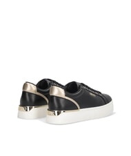 LIUJO PRETTY 06 Zapatillas de plataforma de cuero negro/oro claro - Zapatos Mujer - 6