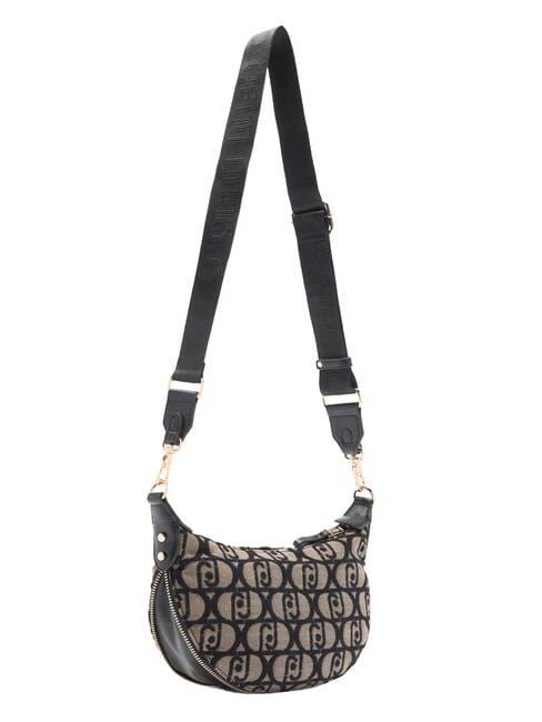 KALISKA Bolso bandolera pequeño de jacquard tabaco - Bolsos Mujer