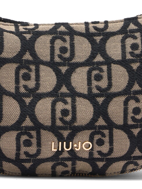 KALISKA Bolso bandolera pequeño de jacquard tabaco - Bolsos Mujer