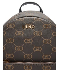 LIUJO CIRRY Mochila mediana con logotipo integral NEGRO - Bolsos Mujer - 4