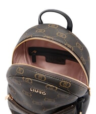 LIUJO CIRRY Mochila mediana con logotipo integral NEGRO - Bolsos Mujer - 6