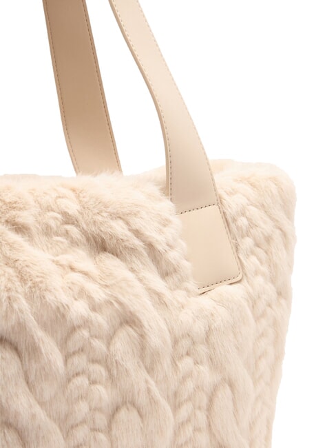 VERRY Bolso grande de peluche tipo hobo NEUTRAL - Bolsos Mujer