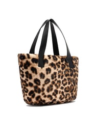 LIUJO VERRY Bolso grande de peluche tipo hobo mácula natural. - Bolsos Mujer - 3