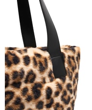 LIUJO VERRY Bolso grande de peluche tipo hobo mácula natural. - Bolsos Mujer - 4