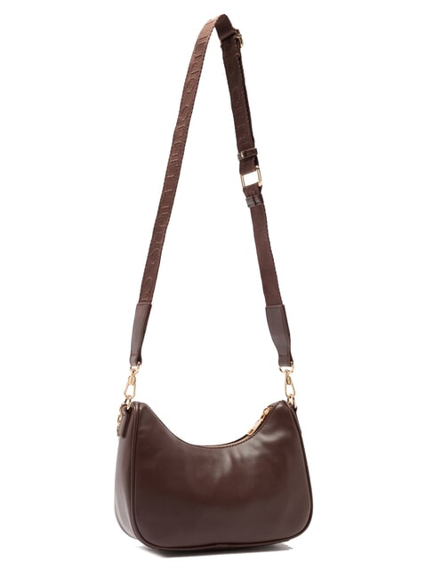 ACHALA Bolso pequeño con cadena y bolsito marrón claro - Bolsos Mujer