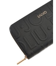 LIUJO CALIWEN Cartera grande con cremallera NEGRO - Carteras Mujer - 3